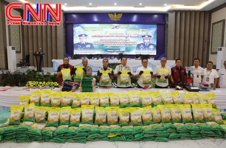 Polda Jatim Bongkar Praktik Beras SPHP Oplosan, Tersangka Asal Probolinggo Diamankan
