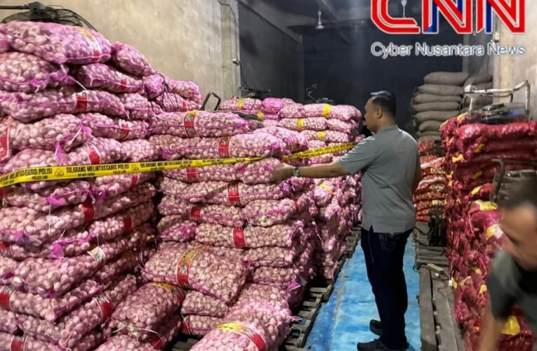 Bareskrim Polri Bongkar Penyelundupan 23 Ton Bawang dan Cabai di Pontianak