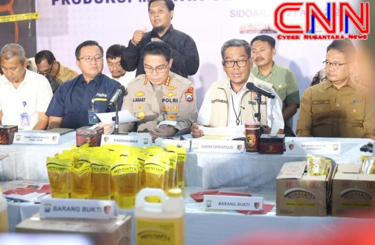 Polda Jatim Ungkap Produksi MinyaKita Ilegal, Empat Orang Ditetapkan Tersangka