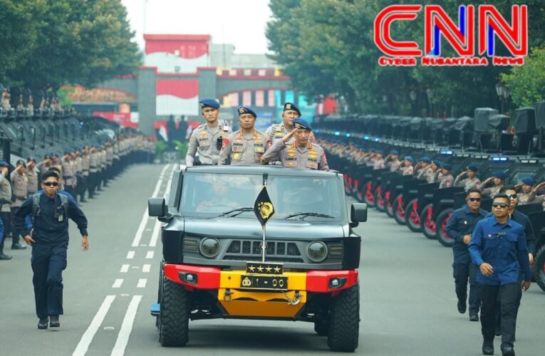 Kapolri Pimpin Apel dan Buka Rakernis Korps Brimob Polri Tahun 2026