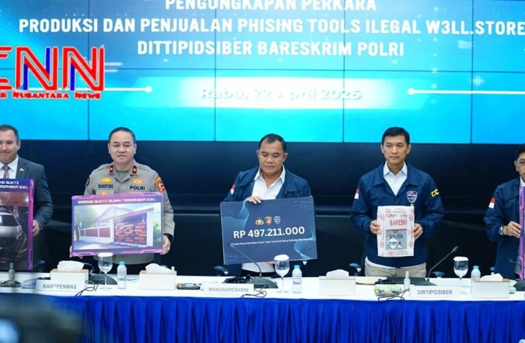 Polri Berhasil Bongkar Jaringan Internasional Penjualan Phishing Tools, Kerugian Capai Rp350 Miliar