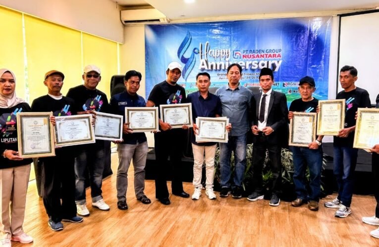4th Anniversary, PT Raden Group Nusantara, Berikan Penghargaan Kepada Wartawan