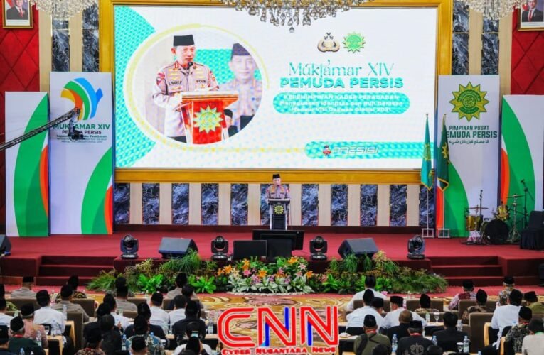Buka Muktamar Pemuda Persis, Kapolri Tekankan Sinergi Jaga Stabilitas Kamtibmas