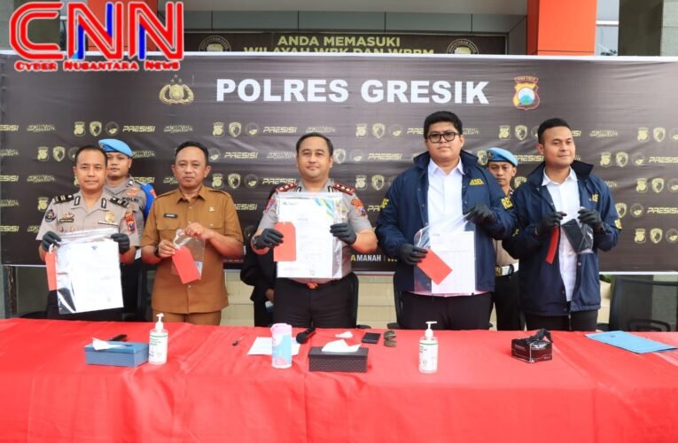 Polres Gresik Amankan Tersangka Penipuan Rekrutmen ASN Modus Jual Beli SK Palsu