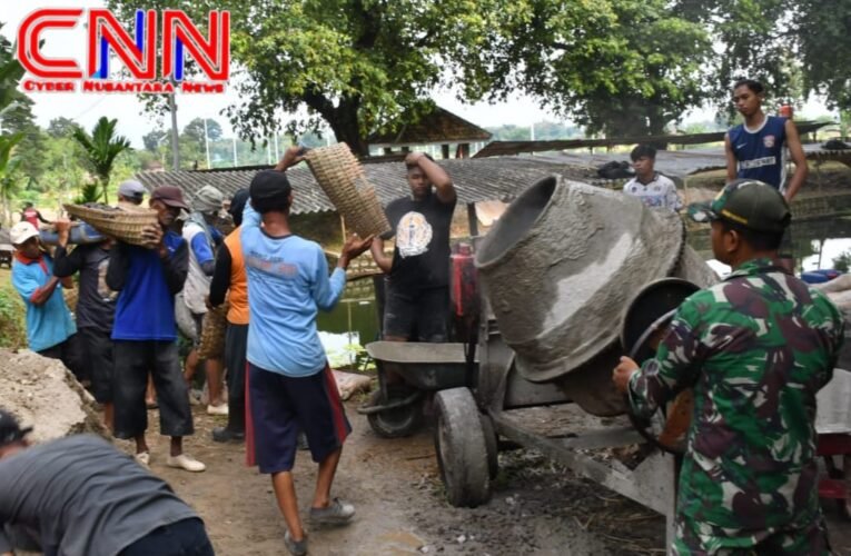 Gotong Royong Kunci Keberhasilan Pembangunan Jembatan Perintis Garuda