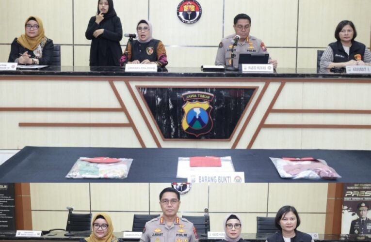Polda Jatim Amankan Tersangka Kasus Kekerasan Seksual Dua Anak Dibawah Umur