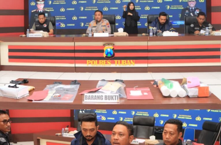 Polres Tuban Amankan Tersangka Komplotan Pencuri Sapi