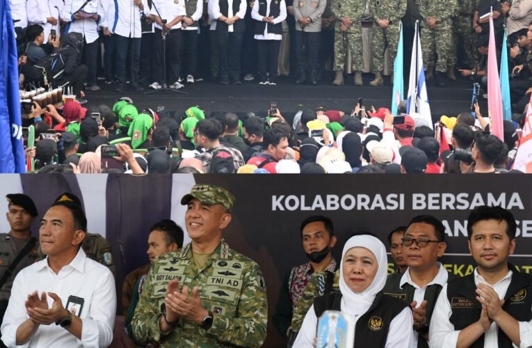 Pengamanan Aksi Mayday 2026 Jatim Berjalan Tertib Tuntutan Buruh Disampaikan Damai
