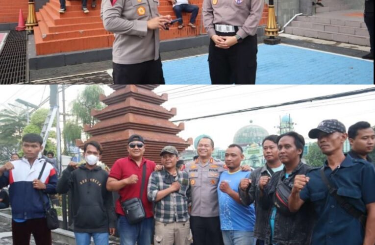 Kapolrestabes Surabaya Sampaikan Apresiasi Untuk Serikat Pekerja dan Mahasiswa di Perayaan May Day 2026 dengan Tertib