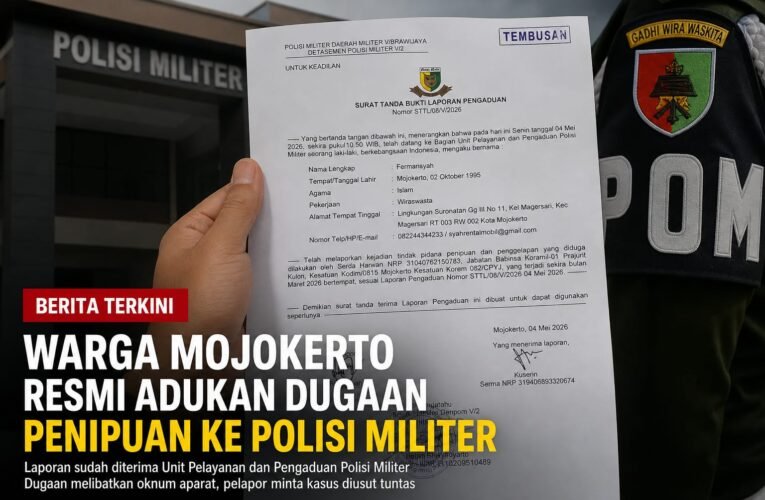 Diduga Permainkan Warga, Oknum Dilaporkan—Polisi Militer Didesak Bertindak Tegas