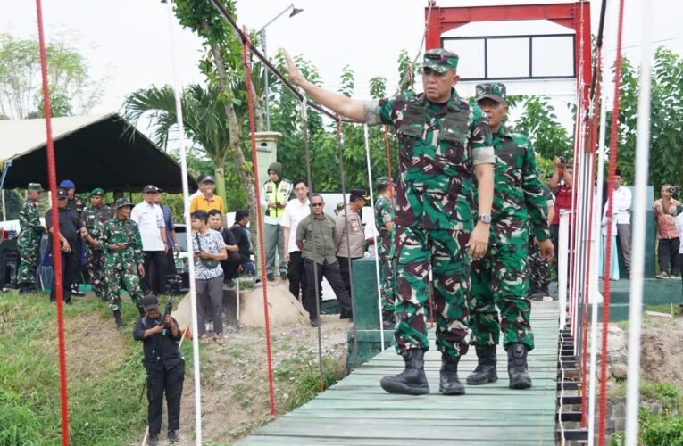 Pangdam V/Brawijaya Tinjau Pembangunan Yonif TP Kesatria Joyoboyo dan Infrastruktur Strategis Kediri