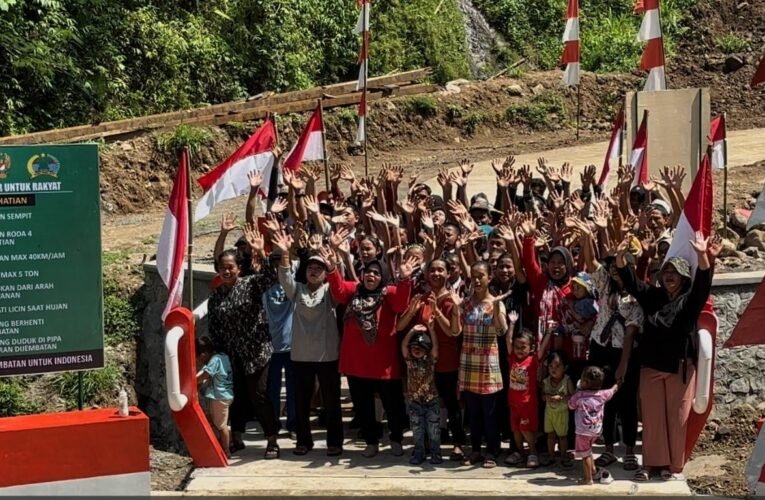 Warga Apresiasi Rampungnya Jembatan Garuda di Desa Gondanggunung