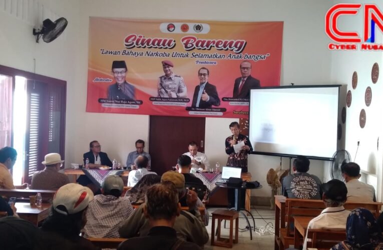 Sinau Bareng Lawan Bahaya Narkoba, Ratusan Jurnalis Surabaya Diundang Untuk Selamatkan Anak Bangsa.