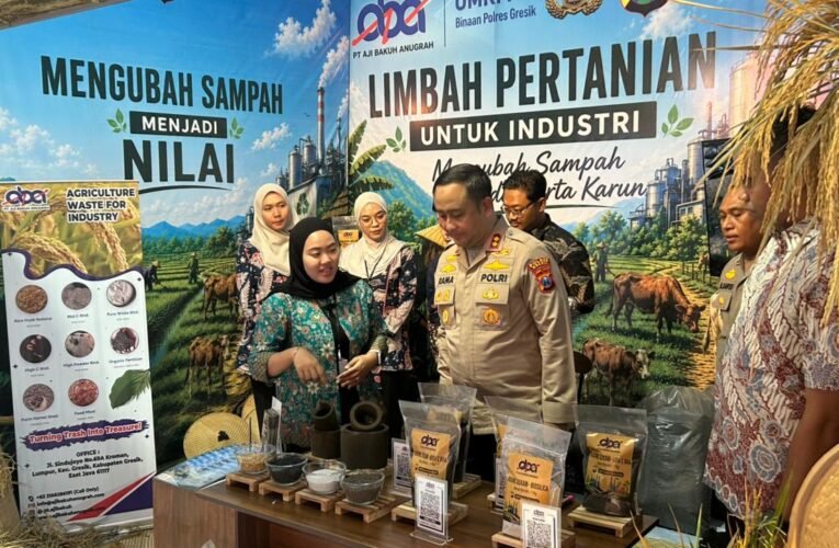 UMKM Binaan Polres Gresik Olah Limbah Pertanian Tembus Pasar Mancanegara