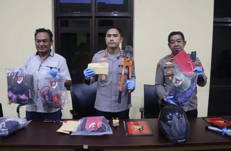 Polres Pacitan Berhasil Amankan Komplotan Pencurian Kotat Amal Masjid