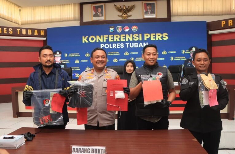 Polres Tuban Ungkap Jaringan Narkotika Lokal, Modus “Ranjau” Sabu Pinggir Jalan Terbongkar