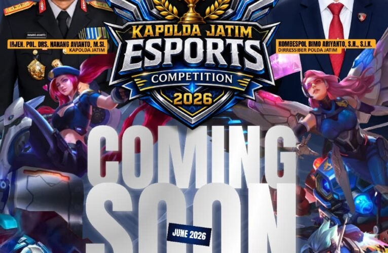 Sambut Hari Bhayangkara ke – 80 Polda Jatim Gelar Turnamen Esport untuk Umum