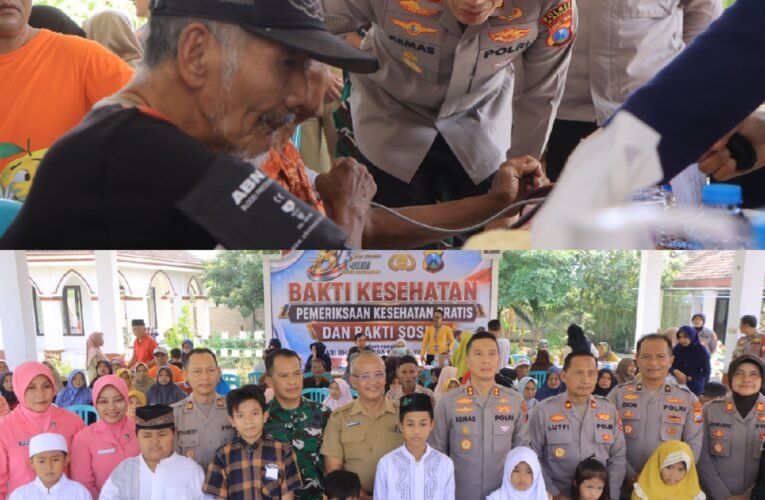 Hari Bhayangkara ke-80, Polres Madiun Hadirkan Aksi Kemanusiaan Lewat Bhakti Kesehatan dan Donor Darah