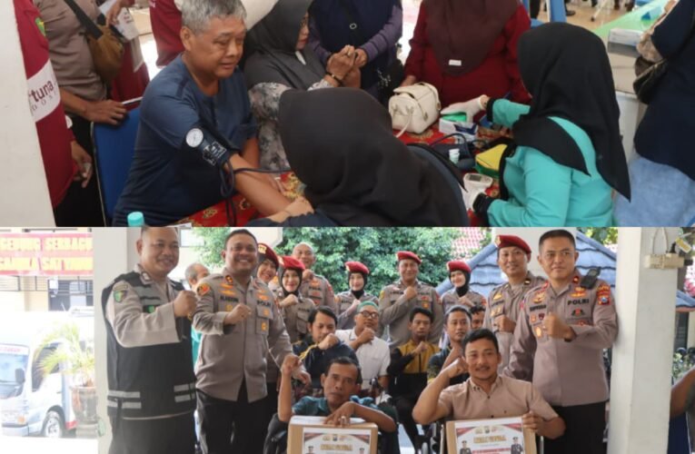 Sambut Hari Bhayangkara ke-80, Polres Tuban Gelar Cek Kesehatan Gratis untuk Masyarakat, Purnawirawan Polri dan Penyandang Disabilitas