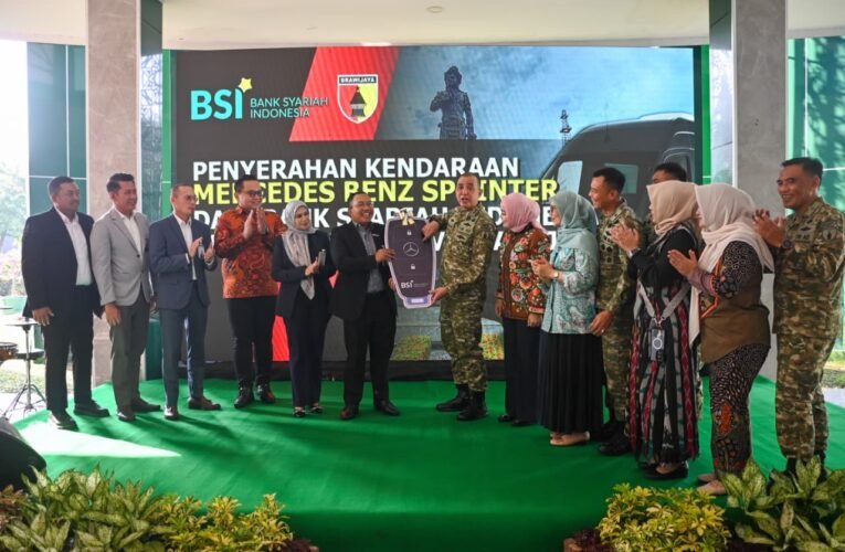 Kodam V/Brawijaya Terima Bantuan Kendaraan Operasional dari BSI RO VIII Surabaya untuk Perkuat Mobilitas Tugas
