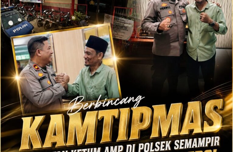 Berbincang Kamtipmas, Lawatan Ketum AMP di Polsek Semampir Disambut Penuh Sinergi Jogo Suroboyo