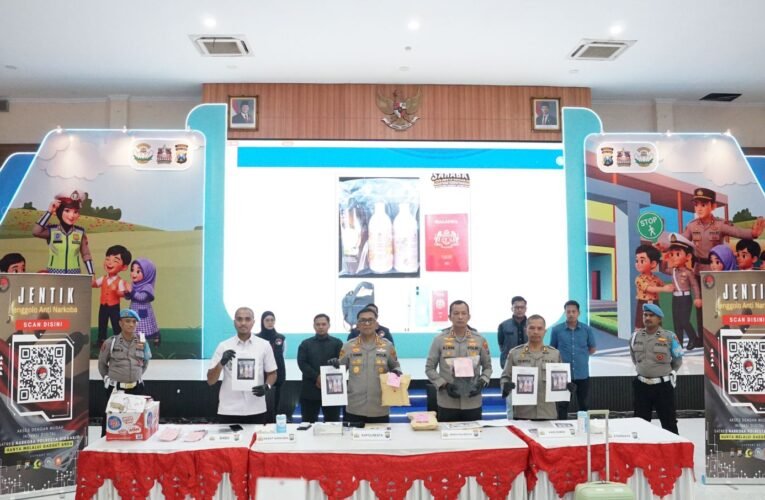 Polresta Sidoarjo Ungkap Peredaran Narkotika Jaringan Internasional, Dua WNA Diamankan