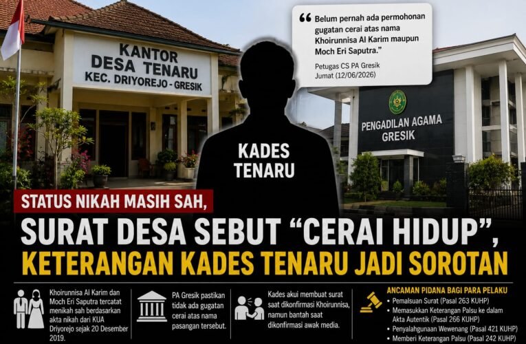 Ketika Data Negara Berubah di Tingkat Desa: Misteri Status “Cerai Hidup” Warga Tenaru