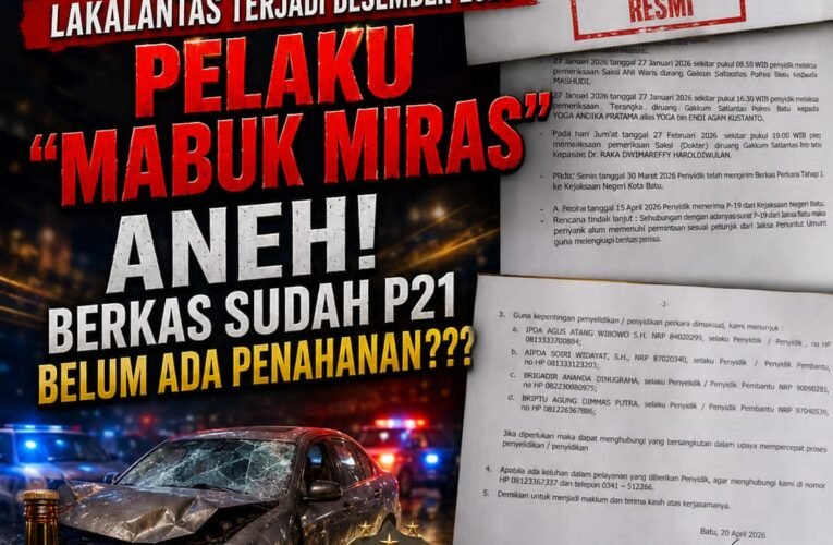 Kata IPDA Agus Atang Wibowo, S.H Berkas Pelaku P21. Pakar Hukum : “Aneh Kok Gak Ditahan!!!, Kinerja Kanit Gakkum Satlantas Patut Dipertayakan