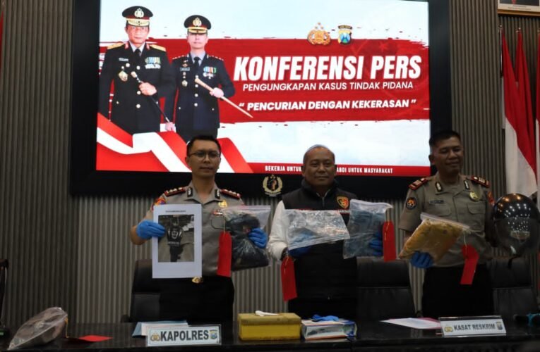 Polres Trenggalek Amankan Jambret Perhiasan, Tersangka Lima Kali Masuk Bui