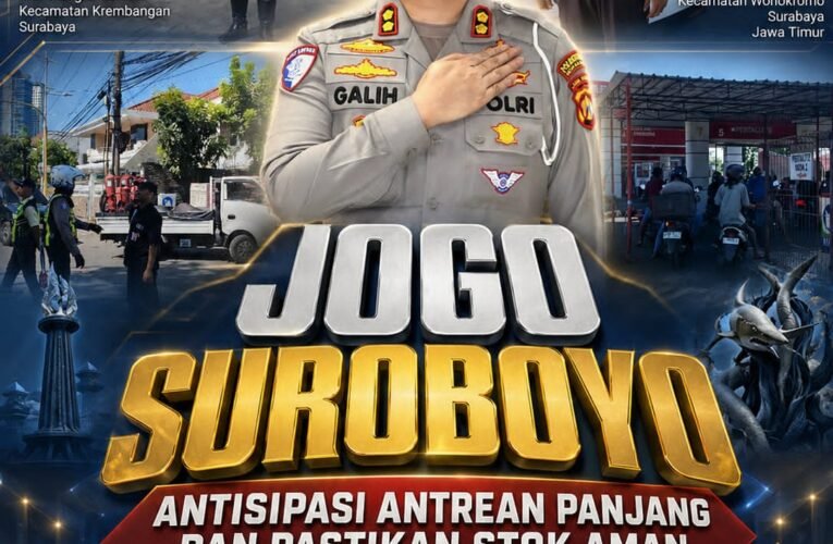 “JOGO SUROBOYO” Antisipasi Antrean Panjang dan Pastikan Stok Aman, Polrestabes Surabaya Pantau Distribusi Solar Real-Time