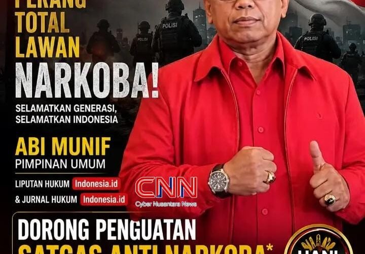 HANI 2026: Pimpinan Umum Media Cetak Online, Abi Munif Dorong Penguatan Satgas Anti Narkoba