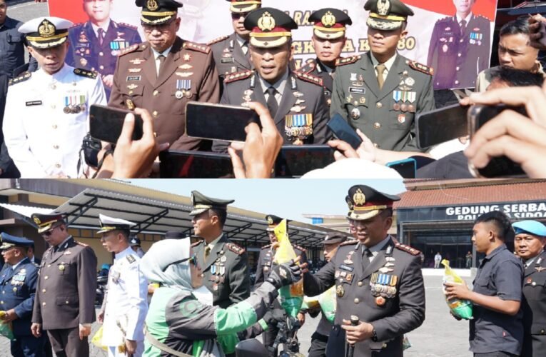 Hari Bhayangkara Ke-80, Polresta Sidoarjo Salurkan Bantuan 3 ton Beras untuk Masyarakat