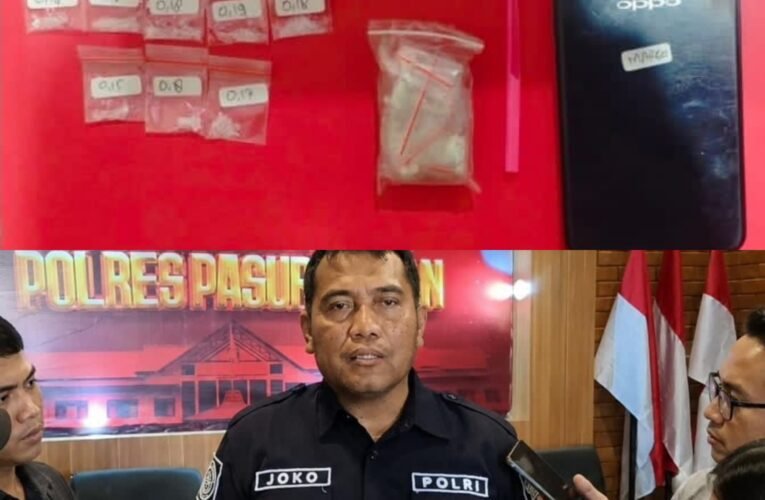 Polres Pasuruan Bongkar Jaringan Peredaran Narkoba Amankan Tiga Orang Tersangka