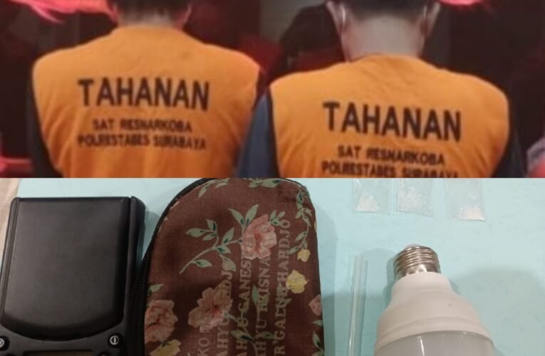 Akal Pengedar Narkoba Sembunyikan Sabu Didalam Bohlam Lampu Terendus Satresnarkoba Polrestabes Surabaya