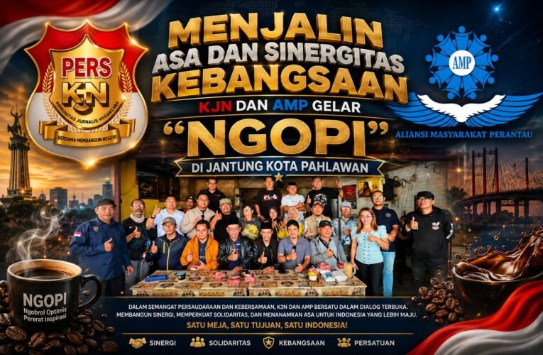 KJN dan AMP Gelar ‘NGOPI’ di Surabaya, Perkuat Sinergi Pers dan Masyarakat Demi Persatuan Bangsa