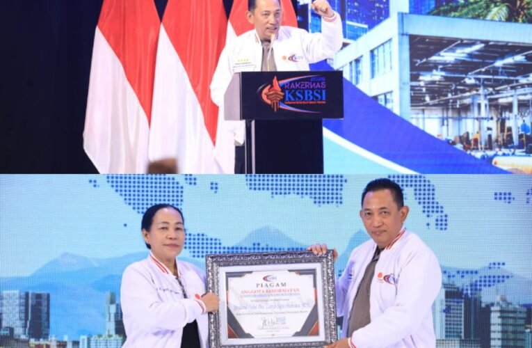 Kapolri Jenderal Listyo Sigit Prabowo Resmi Jadi Anggota Kehormatan KSBSI