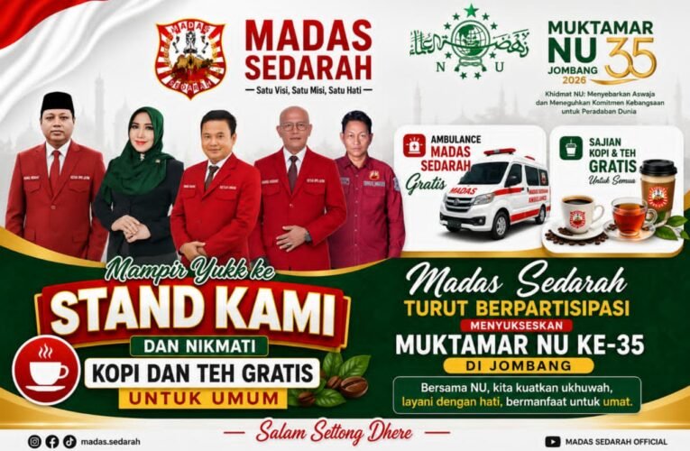 Sambut Muktamar NU ke-35, MADAS Sedarah Gresik Siapkan Pos Pelayanan dan Ambulans Gratis 24 Jam