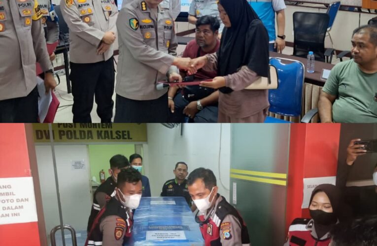 DVI Polri Berhasil Identifikasi 9 Korban KM Virgo Transport 8, Seluruhnya Telah Diserahkan Kepada Keluarga