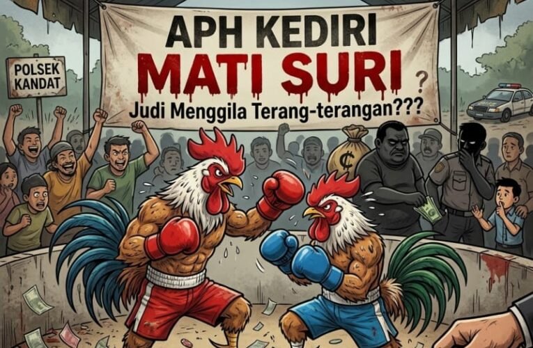 Judi Sabung Ayam Desa Weru Kian Menggila Beroperasi Terang-terangan!!!, “Apa Benar APH Kediri Sudah Mati Suri”