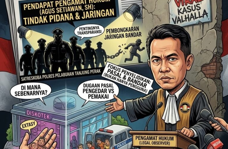Penggerebekan Diskotek Valhalla Surabaya, Ahli Hukum: Jangan Berhenti di Pasal Pengguna Biasa dan Ingat Potensi Sanksi Korporasi