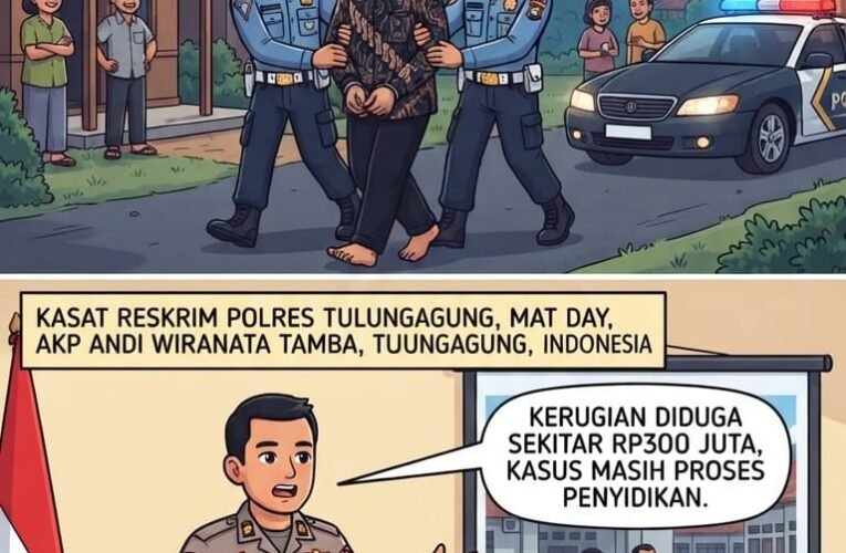 Kursi Jabatan Berganti Jeruji Besi!!!, Cerita Kades Toha Diduga “Sikat” Dana Desa Rp300 Juta Tahun 2024
