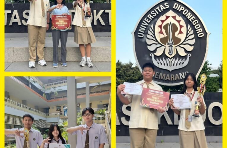 SMAK Frateran Surabaya Borong Dua Juara 1 Nasional, Sabet LIC UISI dan MEDDIPS FK UNDIP