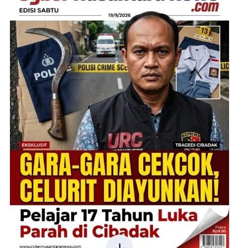 Gara-gara Cekcok, Celurit Diayunkan! Pelajar 17 Tahun Luka Parah di Cibadak