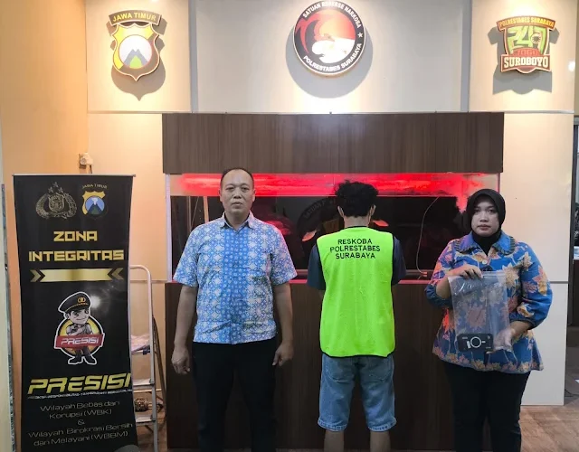 Polrestabes Surabaya Ungkap Penyimpanan Sabu di Kontrakan Sambikerep